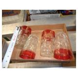4 - KINGS CROWN WATER GLASSES