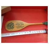 INDIAN HEAD CIG. WOOD ADV. PADDLE