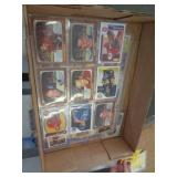 LOT OF 5 PANES OF SPORTS CARDS & EXTRAS