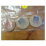 3 - WOODEN NICKELS