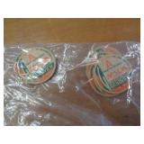8- MILK BOTTLE TOPS / ALL SAME