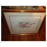 FRAMED FLOWER PRINT