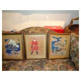 SET OF 3 ASIAN THEMED PRINTS
