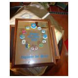 ITALY AIR BASE INSIGNIA ON MIRROR