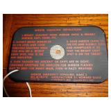 VINTAGE MILITARY SIGNALING MIRROR