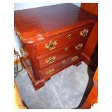 3 DRAWER WALNUT CHEST