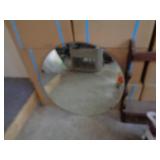 ROUND HANGING WALL MIRROR