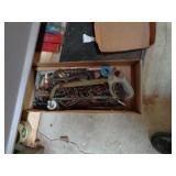 BOX OF VINTAGE TOOLS