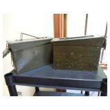 METAL MILITARY AMMO BOXES