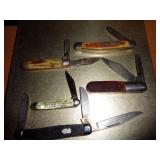 LOT OF 5 POCKET KNIVES