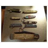 8 POCKET KNIVES