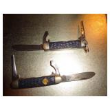 2 CUB SCOUT POCKET KNIVES