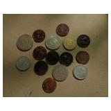 MIXED FOREIGN COINS