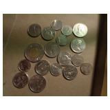 19 CANADIAN COINS