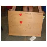 WOOD KIDS DRAWING EASEL WOOD KIDS DRAWING EASEL