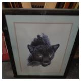 JIM OLIVER - BLACK LEOPARD - 22X 26 JIM OLIVER - BLACK LEOPARD - 22X 26