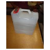 PARTIAL CONTAINER OF DISTILLED WATER PARTIAL CONTAINER OF DISTILLED WATER