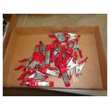 LOT OF 24 CLAMPS LOT OF 24 CLAMPS