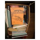 BOX OF COOKBOOKS BOX OF COOKBOOKS