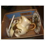 LOT OF PLASTERWARE & MISC LOT OF PLASTERWARE & MISC