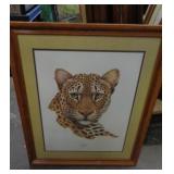 JIM OLIVER - LEOPARD - 23X27 JIM OLIVER - LEOPARD - 23X27