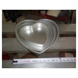 3 - WILTON HEART CAKE PANS 3 - WILTON HEART CAKE PANS