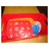LOT OF SILICONE MOLDS LOT OF SILICONE MOLDS