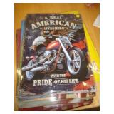 12X17 METAL SIGN - MOTORCYCLE 12X17 METAL SIGN - MOTORCYCLE