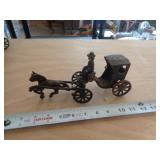 CAST IRON HORSE & BUGGY CAST IRON HORSE & BUGGY