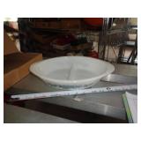 GLASSBAKE DIVIDED BOWL GLASSBAKE DIVIDED BOWL