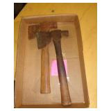 2 - VINTAGE PLUMB ROOF HAMMERS 2 - VINTAGE PLUMB ROOF HAMMERS