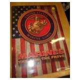 12X17 METAL SIGN - MARINES 12X17 METAL SIGN - MARINES