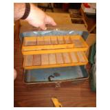 METAL TACKLE BOX / EMPTY METAL TACKLE BOX / EMPTY