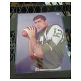 8X10 SIGNED PHOTO W CERT - JOE NAMATH 8X10 SIGNED PHOTO W CERT - JOE NAMATH