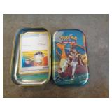 POKEMON TIN W CARDS POKEMON TIN W CARDS