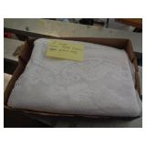 2 - LACE TABLE CLOTHS 68-70' LONG 2 - LACE TABLE CLOTHS 68-70' LONG