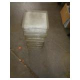 4 - GLASS BLOCKS APPR 8'X8' / SOME CHIPS & CRACKS 4 - GLASS BLOCKS APPR 8'X8' / SOME CHIPS & CRACKS