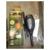 SOLAR RECHARGEABLE FLASHING TIKI LIGHT SOLAR RECHARGEABLE FLASHING TIKI LIGHT