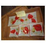 4PC PARIS GLASS TRAYS 4PC PARIS GLASS TRAYS
