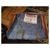 TRUE RELIGION JEANS SZ 29X28 TRUE RELIGION JEANS SZ 29X28