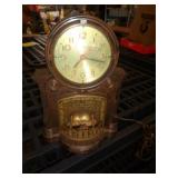 VINTAGE ELEC PLASTIC CLOCK VINTAGE ELEC PLASTIC CLOCK