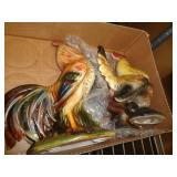 CHICKENS / ROOSTER HAS BEEN BROKE & GLUED CHICKENS / ROOSTER HAS BEEN BROKE & GLUED