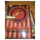 12X17 METAL SIGN - MARINES 12X17 METAL SIGN - MARINES