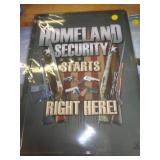 12X17 METAL SIGN - SECURITY 12X17 METAL SIGN - SECURITY