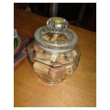 CANISTER FULL OF WINE CORKS CANISTER FULL OF WINE CORKS