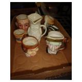 TOBY MUGS / ONE OCCUPIED JAPAN TOBY MUGS / ONE OCCUPIED JAPAN