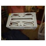 WICKER TISSUE BOX COVER WICKER TISSUE BOX COVER