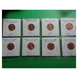 8 - BU LINCOLN CENTS 8 - BU LINCOLN CENTS