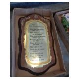 TEN COMMANDMENTS WALL PLAQUE TEN COMMANDMENTS WALL PLAQUE