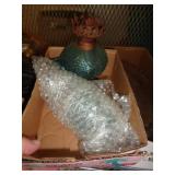 BLUE GLASS KEROSENE LAMP BLUE GLASS KEROSENE LAMP